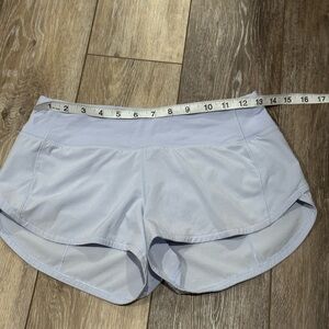 Lululemon Athletica Light Blue Athletic Shorts